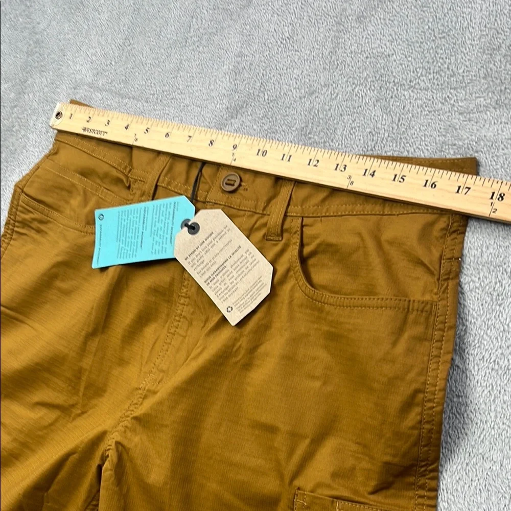 NEW Prana 33 Double Peak Short Men's Organic Cotton Standard Fit Cargo Shorts 8